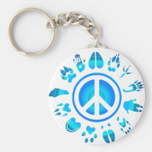 furry peace4 keychains