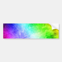 Furry Rainbow copy Bumper Sticker