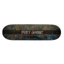 Fury Ghost -  Graffiti Skateboard