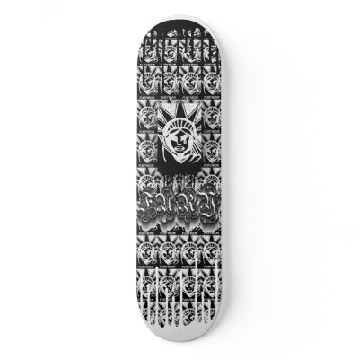 fury-zazzledesign4 skate deck by FURYWON