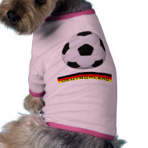 Fussball Deutschland Hundetshirt