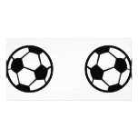 Fußbälle icon photo card template