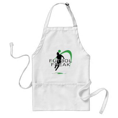 Futbol Freak - Green - Boys Aprons by DT_Studios
