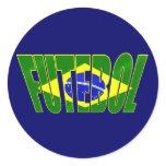 Futebol Brasil Bandeira Brazilian flag Futebol Sticker