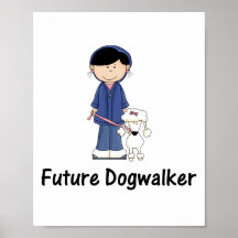 futur dogwalker (fille) posters