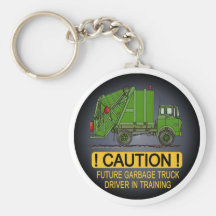 Futur porte - clé de conducteur de vert de camion  porte-clé