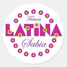 Futura Latina Sabia Sticker