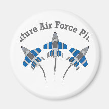 Future Air Force Pilot Fridge Magnet