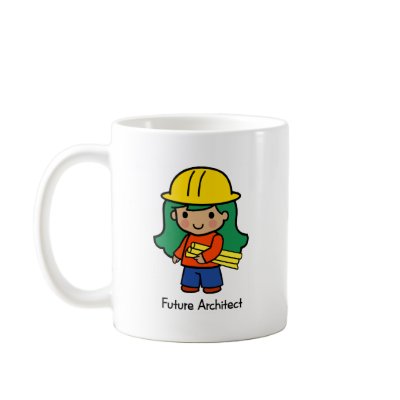 Future Architect - Girl Mugs by aesthete