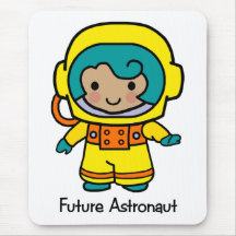 Future Astronaut - Girl Mouse Pad