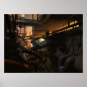 Future bandits - cyberpunk poster posters