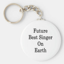 Future Best Singer On Earth Keychains