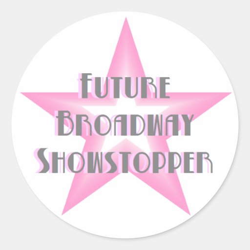 Future Broadway Showstopper (Pink) Stickers