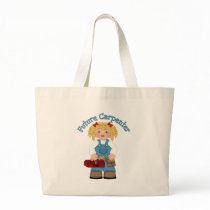 Future Carpenter Construction Worker- GIRLS Tote Bag