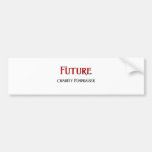 Future Charity Fundraiser Bumper Stickers