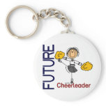 Future Cheerleader Stick Figure Key Chain