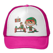 Future Christma Elf In Training Trucker Hats