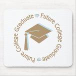 Future College Graduate Boy Mouse Pads