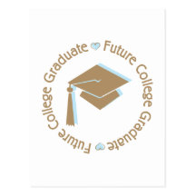 Future College Graduate Boy Postcards