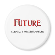 Future Corporate Executive Officer Fridge Magnet