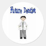 Future Dentist (Boy) Round Sticker