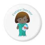 Future Doctor  Girl Refrigerator Magnet