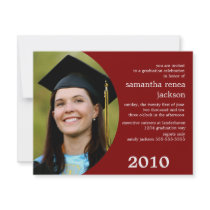 Future Dreamer Graduation Invitation (Burgundy)