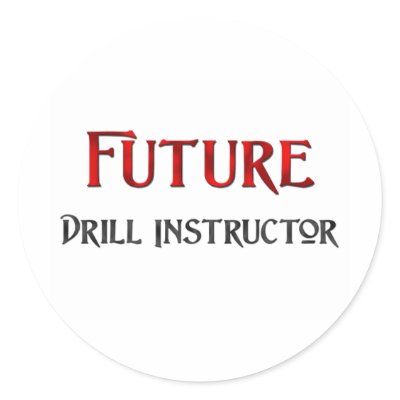 Future Drill Instructor Sticker by jobshirt