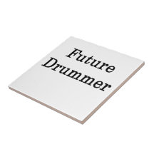 Future Drummer Ceramic Tile