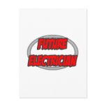 Future Electrician postcards