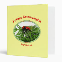 Future Entomologist Loves Bugs Vinyl Binders