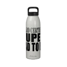 Future Fathers : Board Certified Super Dad to Be Water Bottle