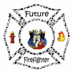 Future Firefighter Dalmation Photo Sculpture