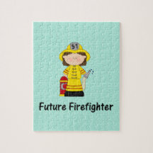 future firefighter (girl) jigsaw puzzle