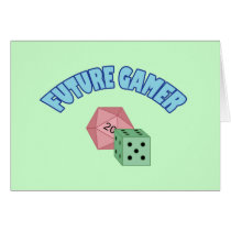 Future Gamer - Blue & Dice cards