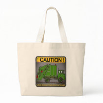 Future Garbage Truck Green Driver Tote Bag