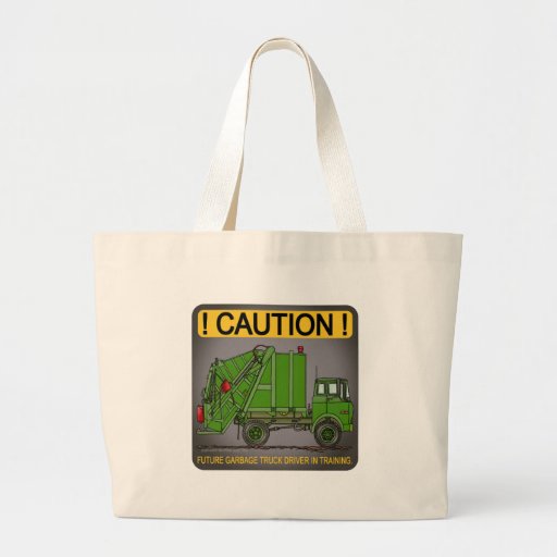 Future Garbage Truck Green Driver Tote Bag