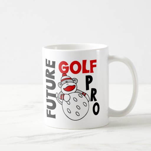 Future Golf Pro Sock Monkey Mug