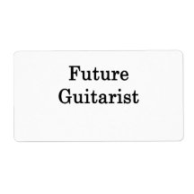 Future Guitarist Custom Shipping Label