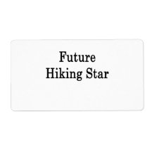 Future Hiking Star Shipping Labels