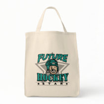 Future Hockey Star Teal Helmet Canvas Bag