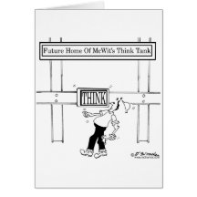 Future Home Of A Think Tank Card