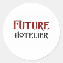 Future Hotelier Round Stickers