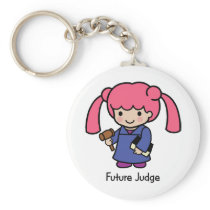 Future Judge - Girl Keychain