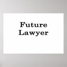 Future Lawyer Poster