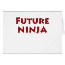 Future Ninja Greeting Cards