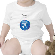 Future Pilot - Boy Baby Bodysuit
