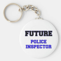 Future Police Inspector Keychains