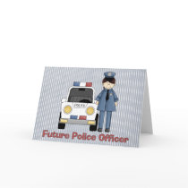 Future Police Officer - Female Card