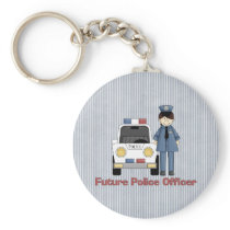 Future Police Officer - Female Key Chains